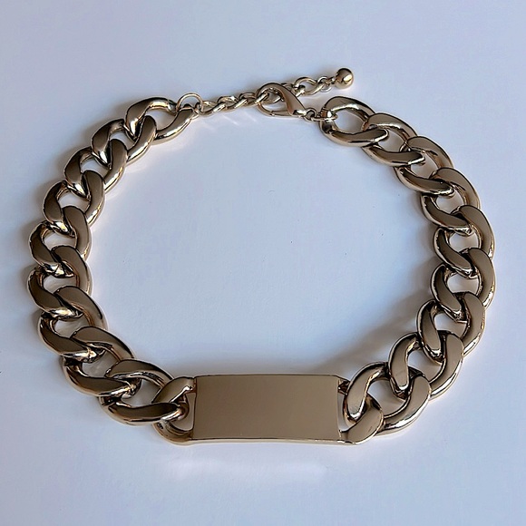 Chunky Gold Link Chain Necklace - Picture 1 of 4